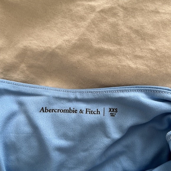 NWT - A&F Neck-Tie Blue Bodysuit (XXS) - Picture 4 of 4